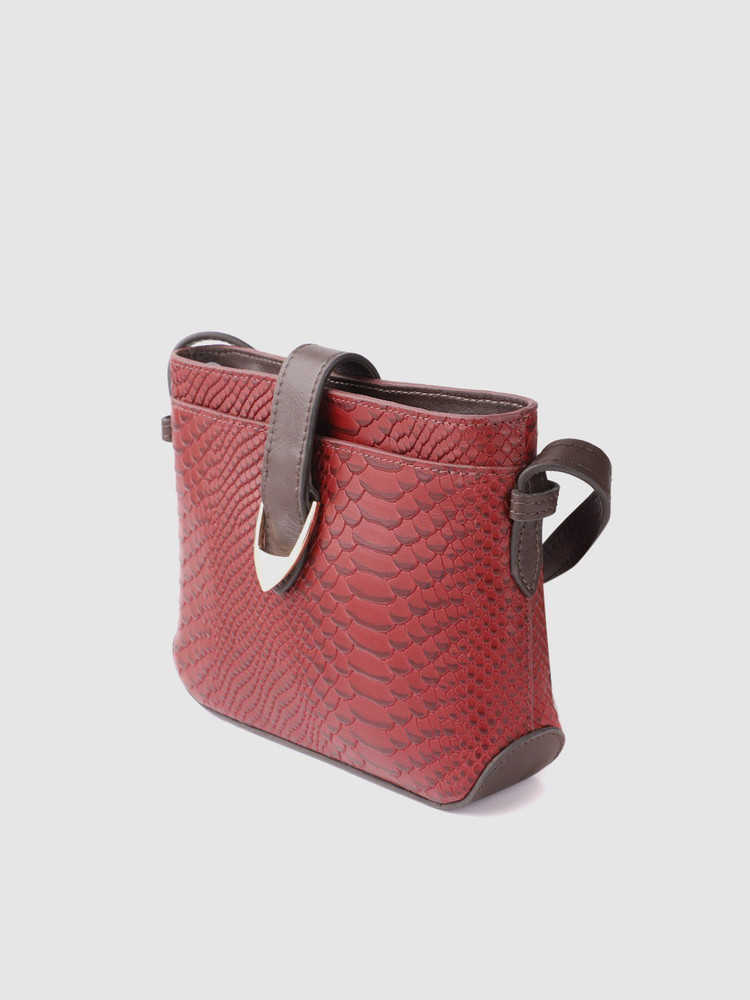 Buy HIDESIGN Women Red Sling Bag MARSALA Online Best Price in India Flipkart
