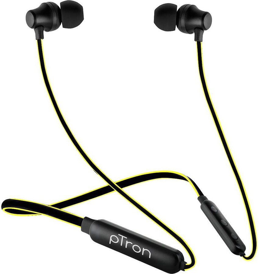 PTron Tangent Lite Bluetooth Magnetic Earbuds Voice Assistant
