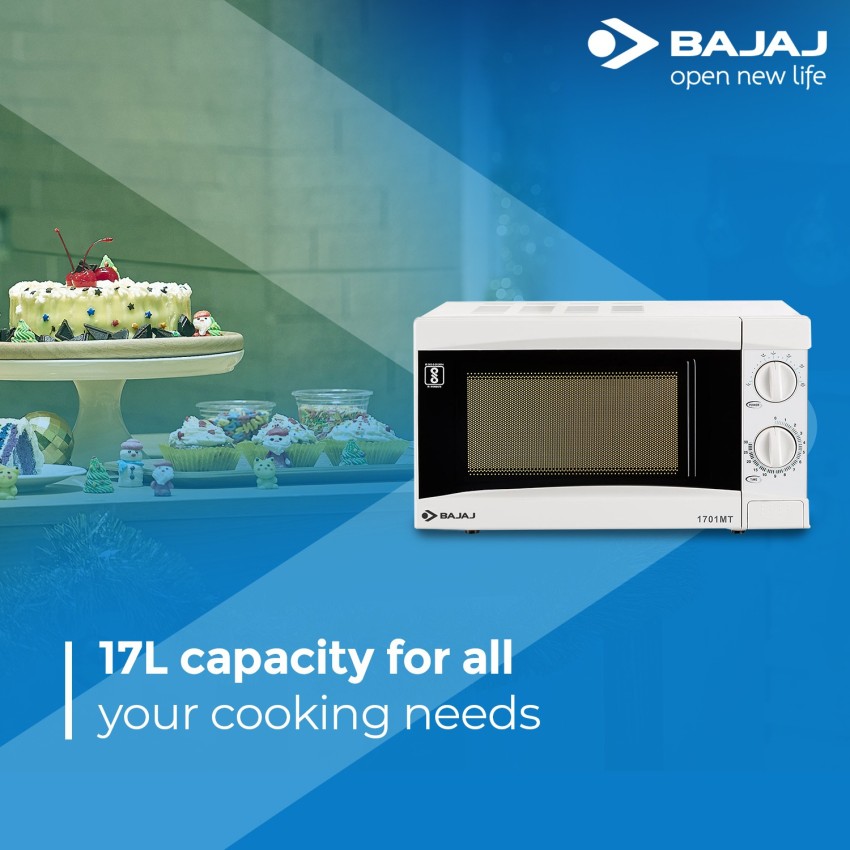 bajaj 17 l solo microwave oven price