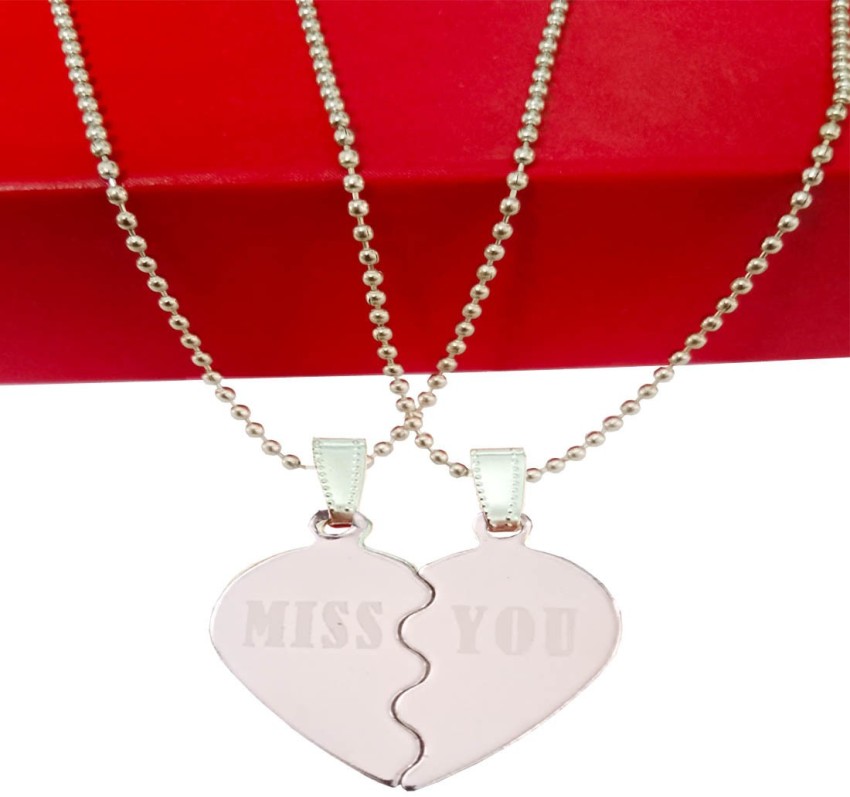 Half heart online locket price