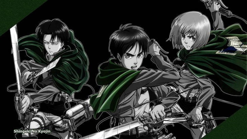 Eren Jaeger and Armin Arlet Attack on Titan (Shingeki no Kyojin) Official  Art