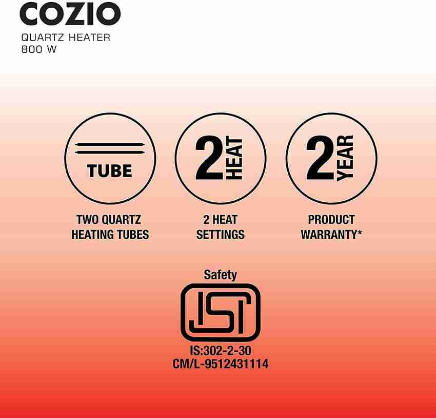 HAVELLS COZIO Quartz Room Heater Price in India - Buy HAVELLS COZIO Quartz  Room Heater online at Flipkart.com