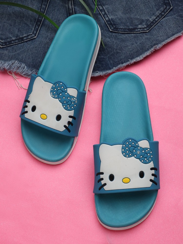 Girls cat online slippers