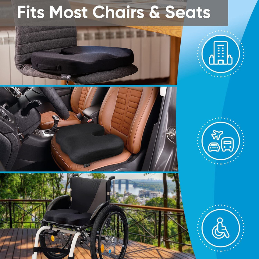 Seat cushion for office chair lower back pain clearance