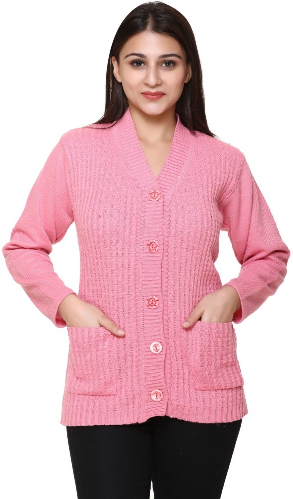 Pink sweater clearance ladies