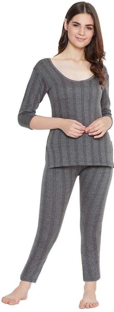 CITIZEN Thermal Inner Wear With sleeves Top & Pajama For Women