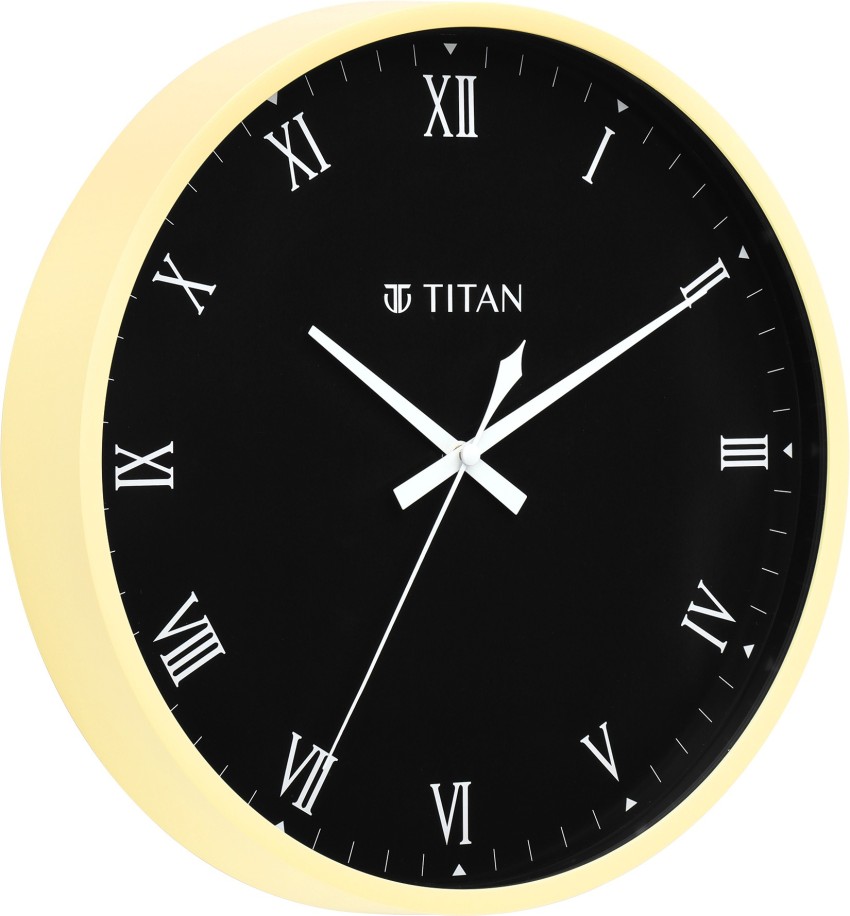 Titan analog wall clock hot sale