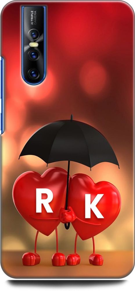 Alphabet R And K In Heart