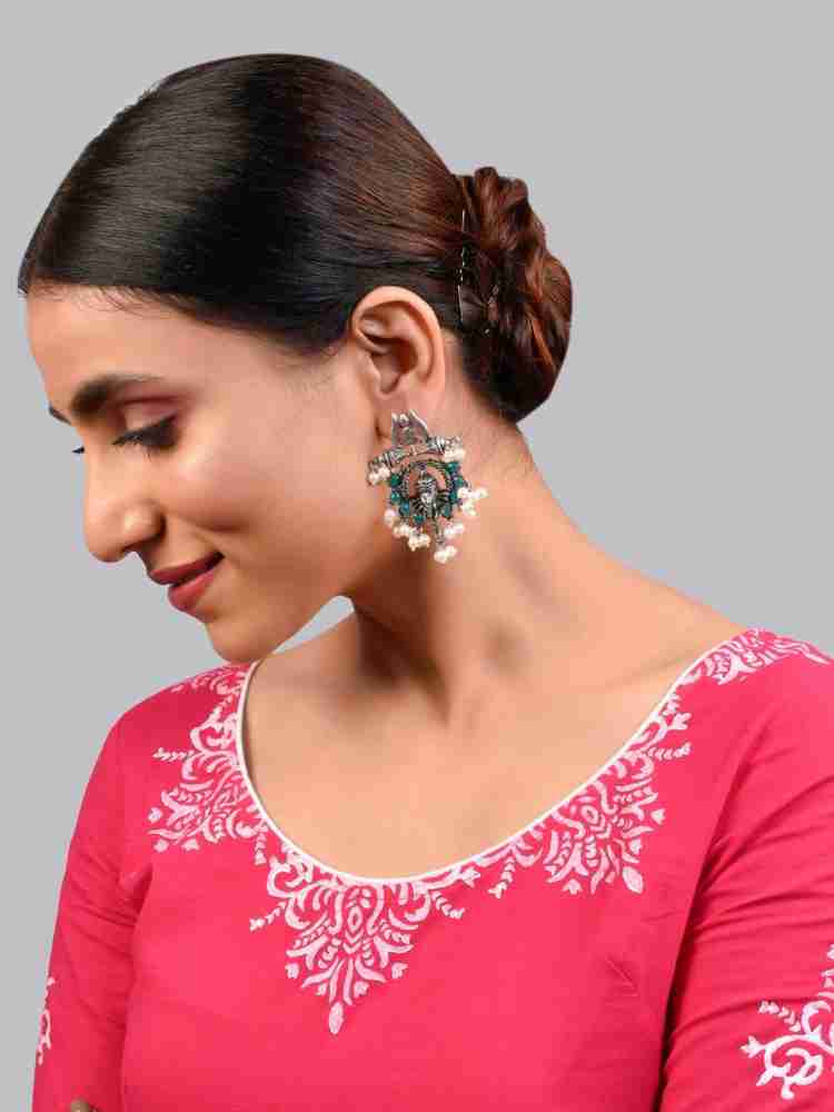 Ethnic earrings hot sale for saree