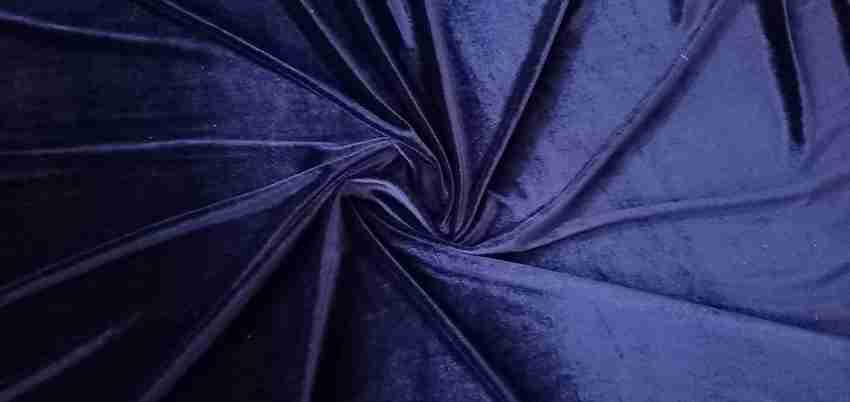 Ganesh Enterprise Stretch Velvet Velour Fabric Decorative Soft Smooth &  Silky Cloth for Home Furnishing, Curtains,Pillows/Cushions and Craft  Material (Navy Blue, 3 Meter) Curtain Fabric Price in India - Buy Ganesh  Enterprise