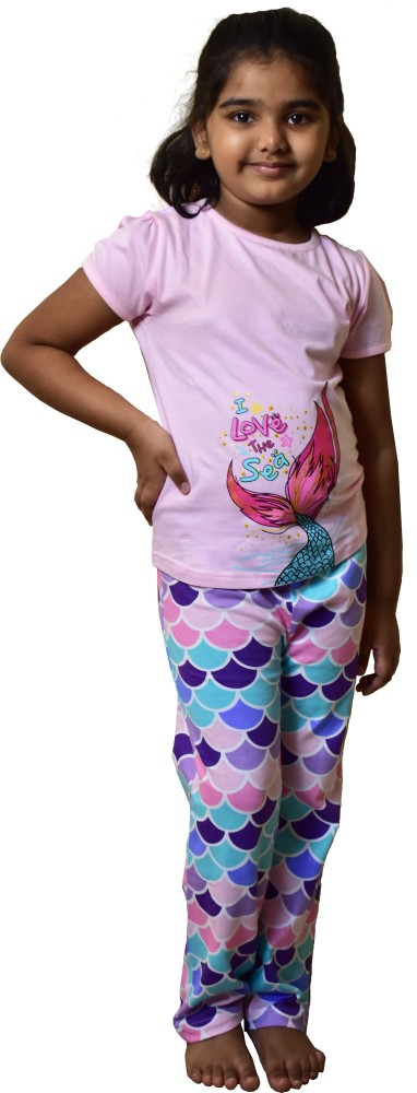 TotzTouch Kids Nightwear Girls Printed Cotton Price in India Buy