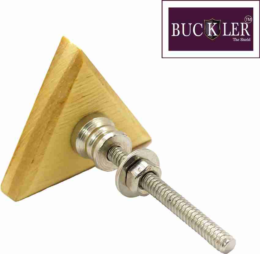 BUCKLER Wooden Semi Square High Quality Knobs Wood Iron Cabinet