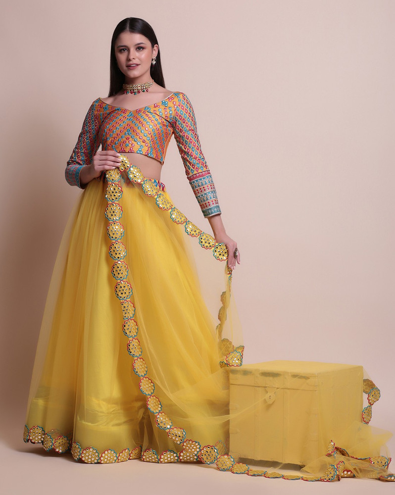Short top choli design