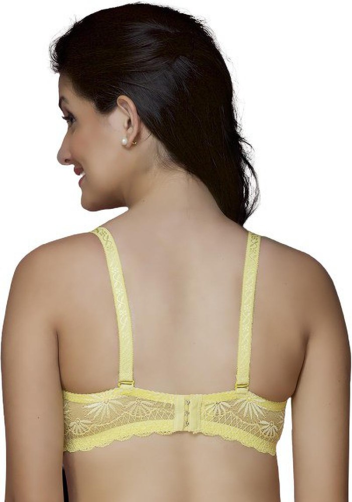 Buy online Yellow Cotton Bra And Panty Set from lingerie for Women by Komy  for ₹479 at 52% off