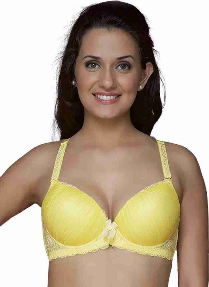 Buy Da Intimo Yellow Bralette DI 485 M - Bra for Women 1804016