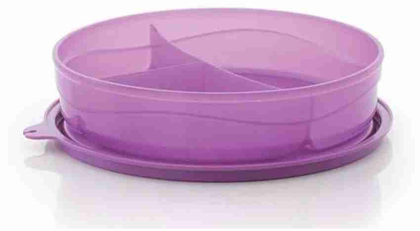 Tupperware Plastic Kids Divided Dish Lunch Box, Capacity: 350ml