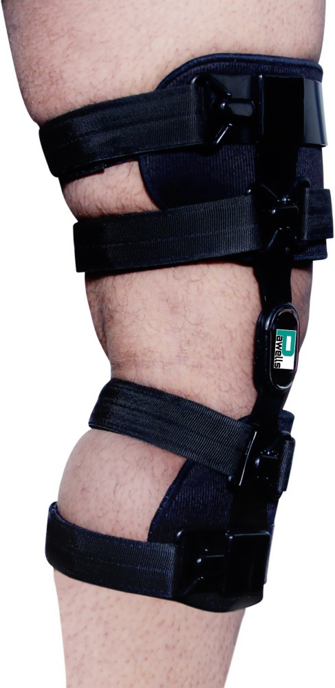 Truhabit Hinged Knee Brace For Knee Pain, Open Patella Knee Support,  Universal Size (1 Unit)