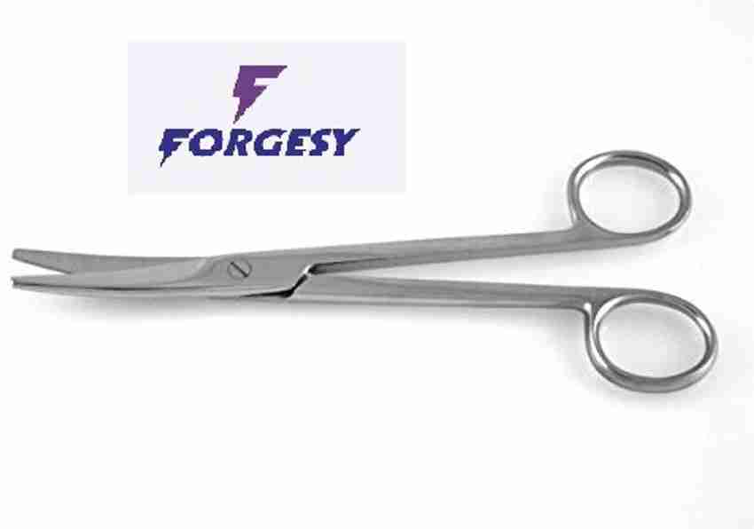 Curved mayo scissors top