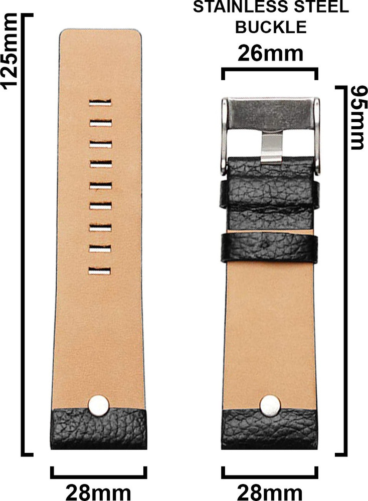 Diesel watch sales strap 28mm