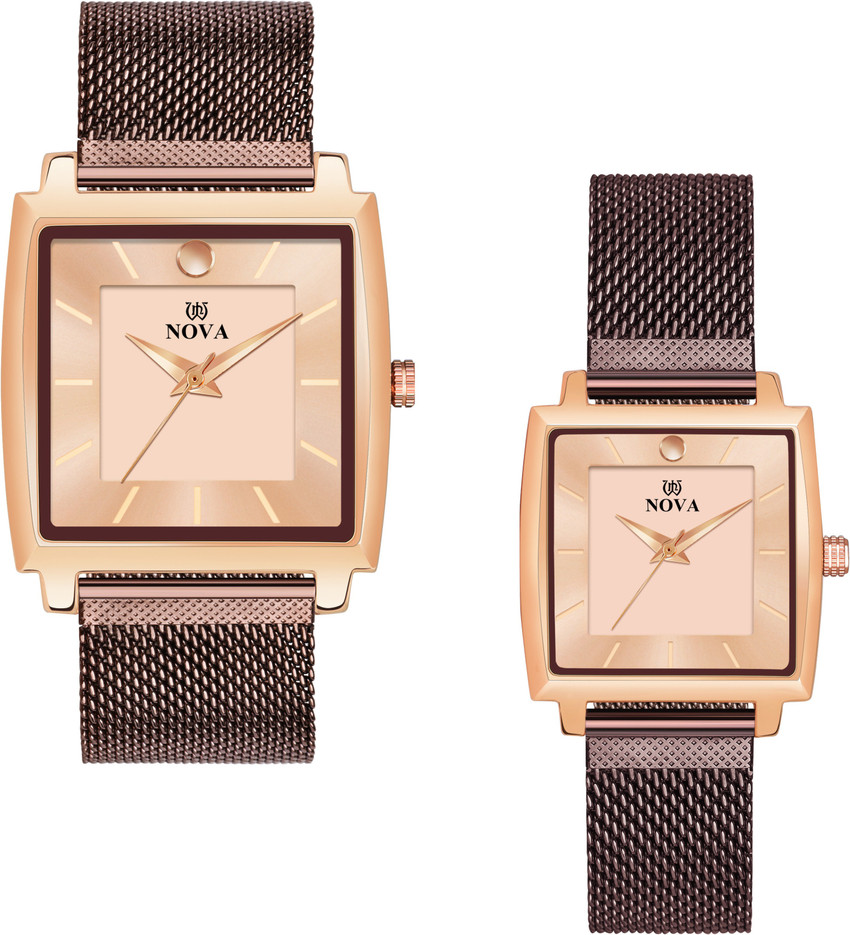 Couple wrist cheap watch set flipkart