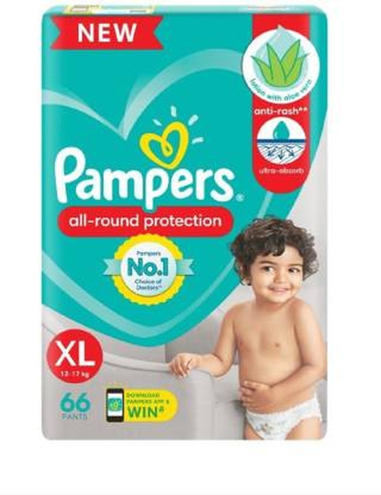 Pampers xl 56 sales flipkart