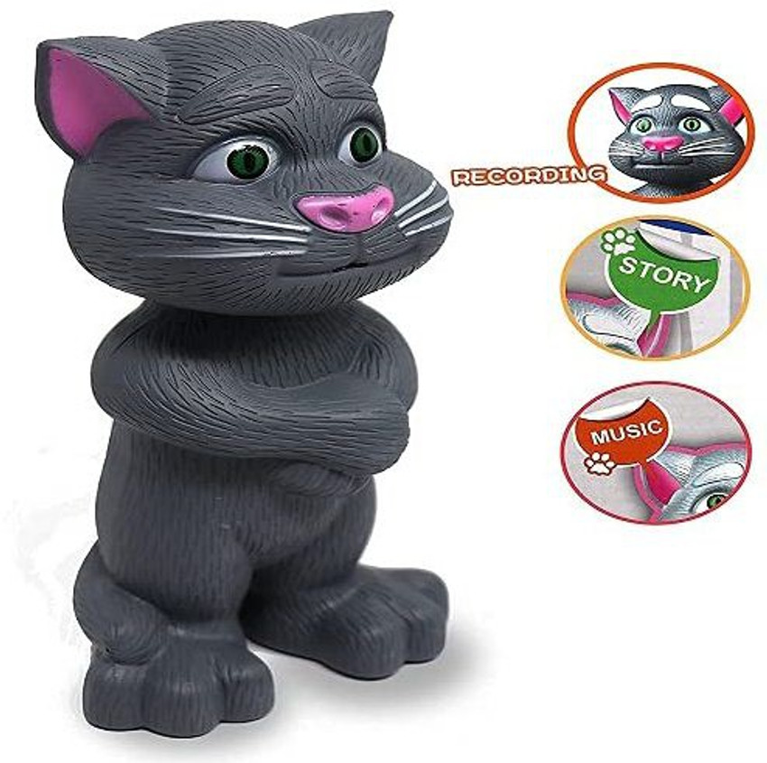 CHILLPISH Talking Tom Cat Toy Robot Cat for Kids Speaking Repeats What You Say Best Gift Talking Tom Cat Toy Robot Cat for Kids Speaking Repeats What You Say