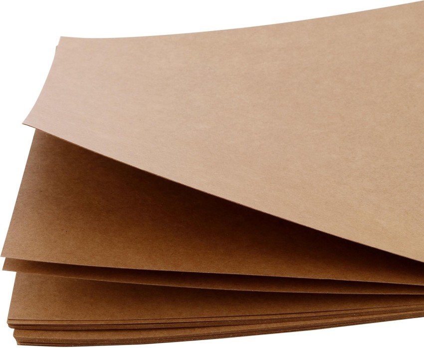 WORISON Kraft Paper 20 sheets unruled A4 200 gsm Craft paper  - Craft paper