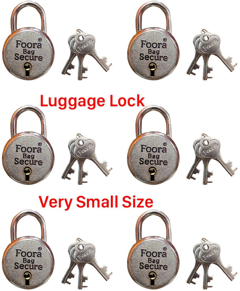 Foora Bag Secure Luggage Lock with 3 Keys only for Luggage Travel