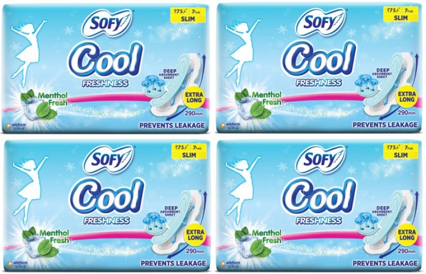 Sofy Cool Sanitary Napkin Extra Long - 54 Pads (290mm)