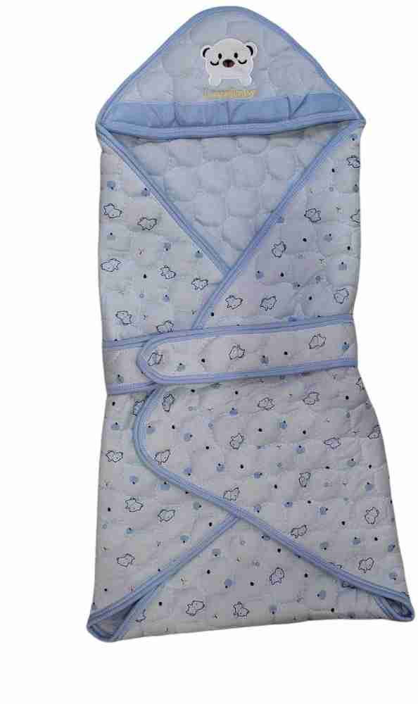 Sift Baby Wrapping Sheet for Babies Cotton Hooded Wrapper for