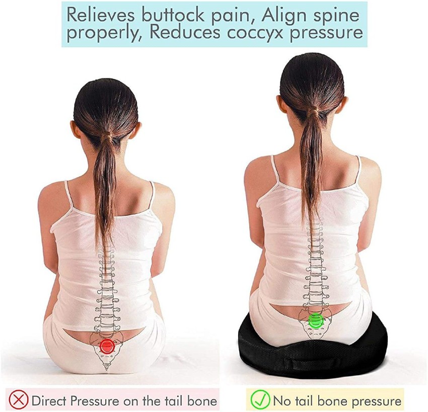 Coccyx cushions and supports for people with tailbone pain