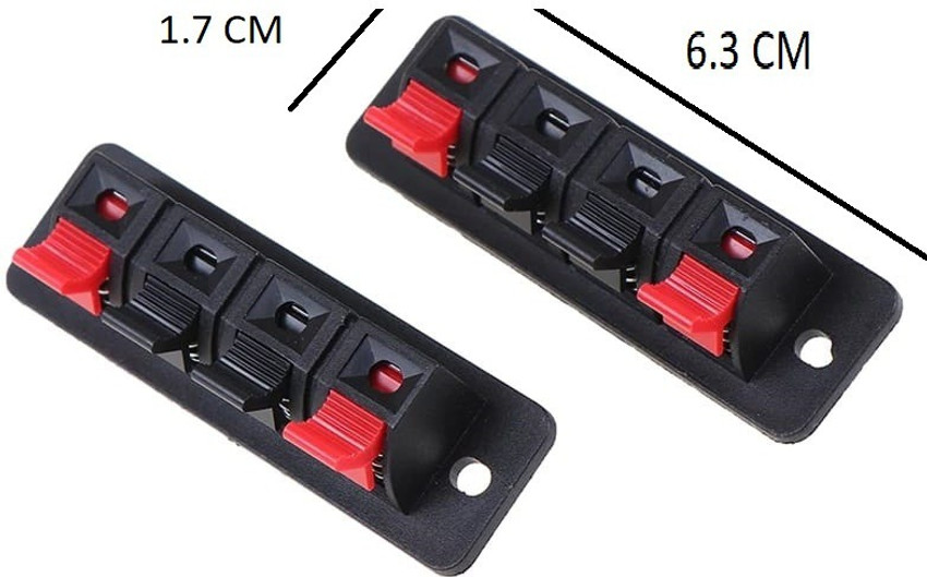 Car audio shop speaker wire connectors