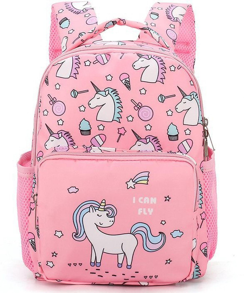 Cutekins Girls Unicorn Backpack Pink Colour 4 L Backpack Pink Price in India Flipkart