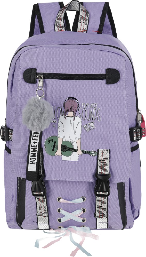 Girls purple online backpack