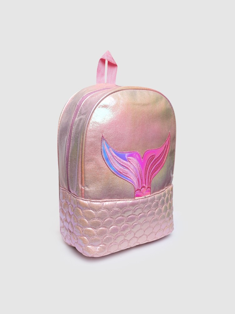 Cutekins Girls Fish tail Backpack Pink Colour 4 L Backpack Pink - Price in  India