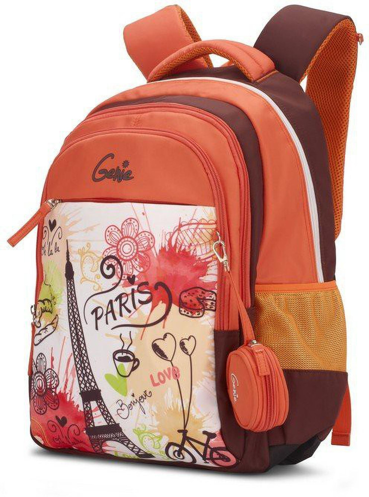 Orange company school bag online