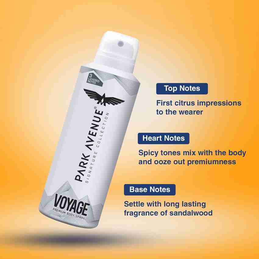 PARK AVENUE Signature Collection Voyage Perfume Body Spray For Men