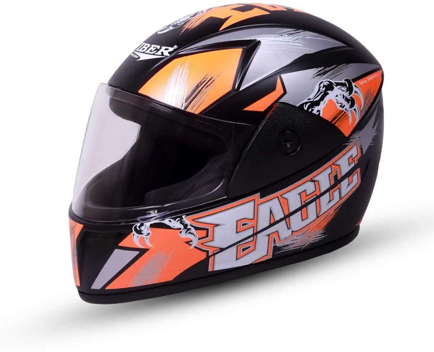 Muskan Viber Eagle Full Face Helmet with Clear Visor For Activa
