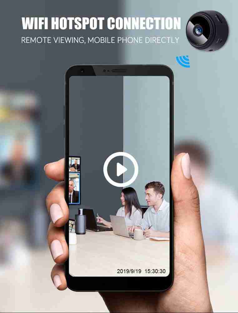Wireless security camera shop iphone remote viewing