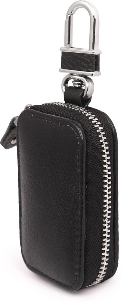 TrueHapp GENUINE LEATHER CAR KEY CASE CAR KEYRING KEYCHAIN FOR