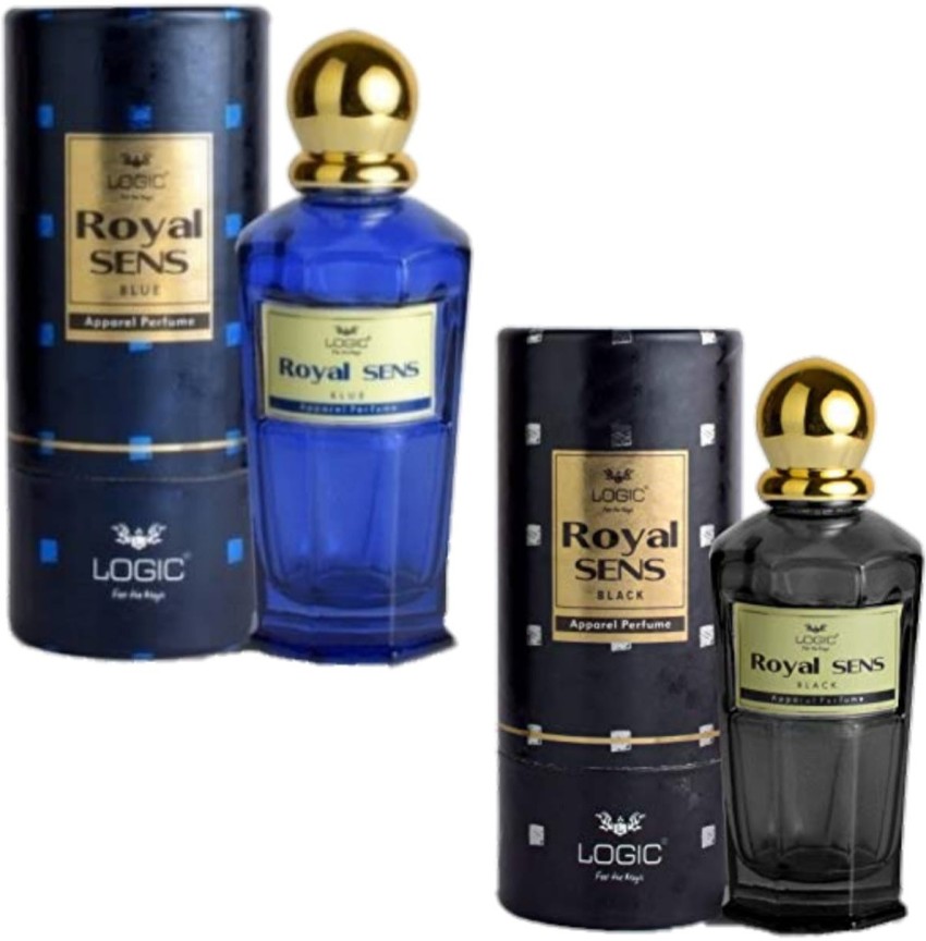 Buy Logic ROYAL BLACK BLUE Pack of 2 Perfume 200 ml Online In