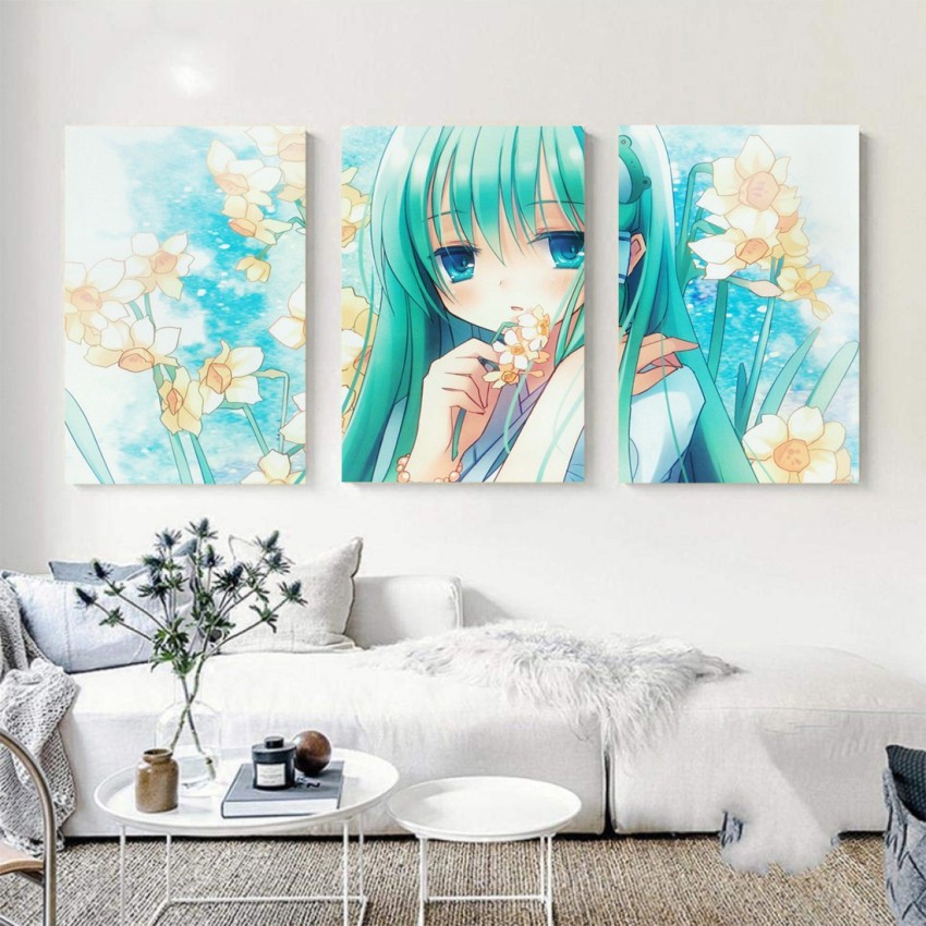 VERRE ART Printed Framed Canvas Painting for Home Decor Office Wall Studio  Wall Living Room Decoration 22x22inch Wrapped  Ourochimaru Anime   Amazonin Home  Kitchen