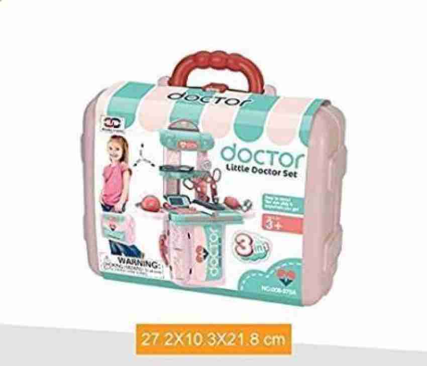 Mt hub Kids Doctor Play Set Bag Pretend Play Game Modern Children