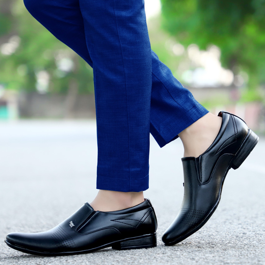 PETER U.S.A Formal shoes for men black Color Slip On For Men Buy