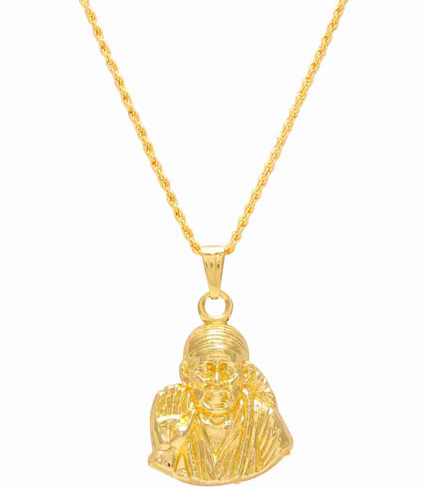 Buy sai baba gold pendant clearance online