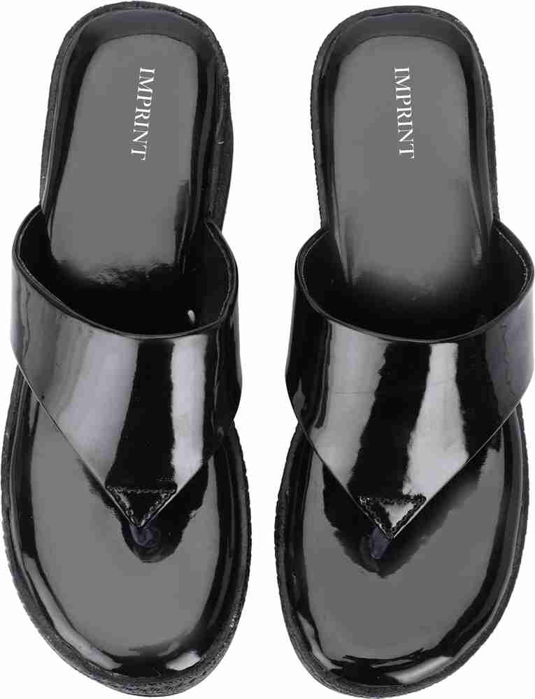 Black slip on slippers womens clearance