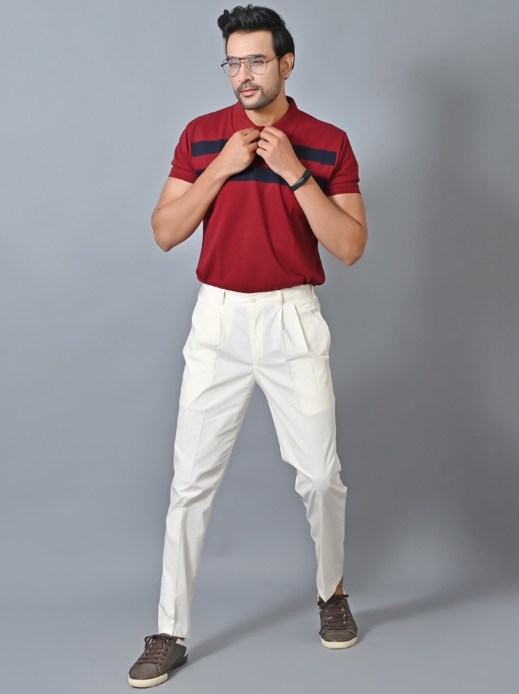 ETHNIC COTLER Slim Fit Men Cream Trousers Buy ETHNIC COTLER Slim Fit Men Cream Trousers Online at Best Prices in India Flipkart