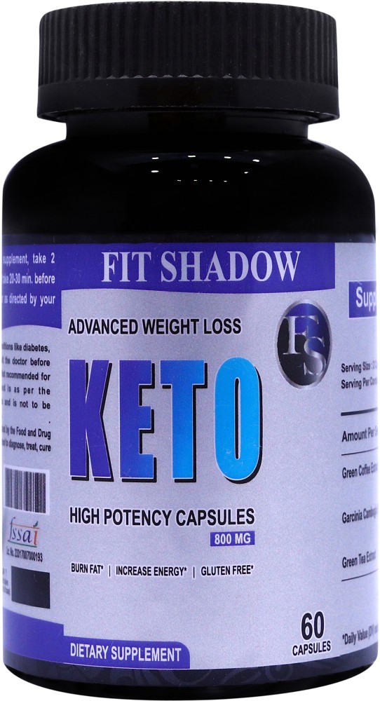 Fit Shadow Advanced Weight Loss Keto High Protency Capsule 800Mg