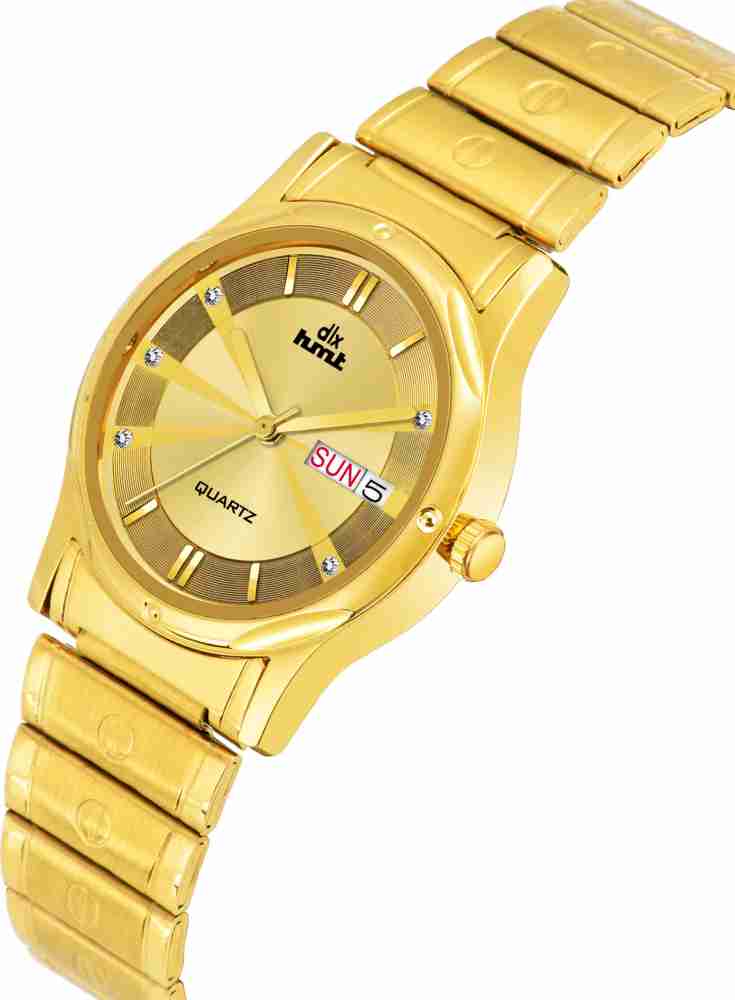 HMT DLX 23.K Gold Plated Stainless Steel Gold Japanese Japanese