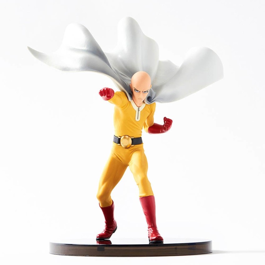 kawaii kart One Punch Man Saitama Action Figure (Size - 20 cm